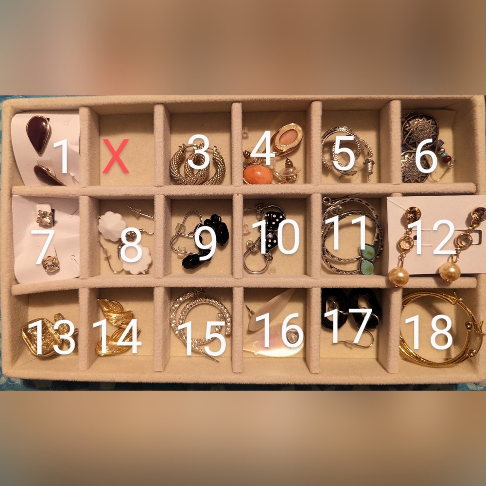 Various New & Vintage Earrings - Picture 2 of 13